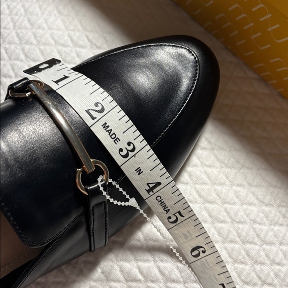 NEW Elegant Black Mules with Gold Detail - Picture 7 of 8